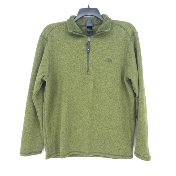 The North Face Other - The North Face Green Fleece Knit Pullover Shirt